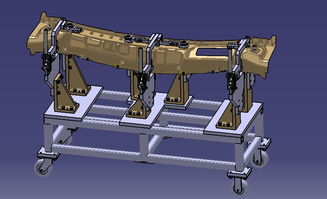 流水槽焊接夾具3d圖紙下載 13.07 mb,rar格式 機械cad圖紙